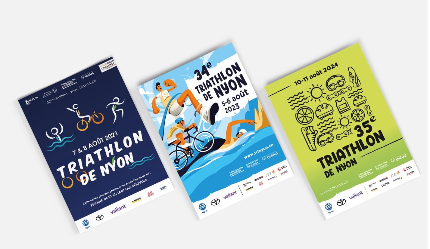 Habefast Services Graphism Communication Supports Project Triathlon De Nyon