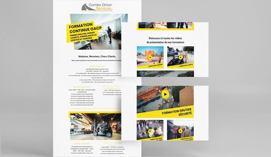 Habefast Services Graphisme Web Emailing Projet Combe Driver Service