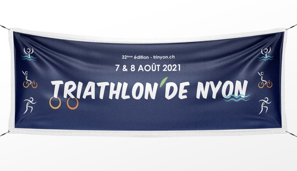 Habefast Services Graphism Signage Project Triathlon De Nyon