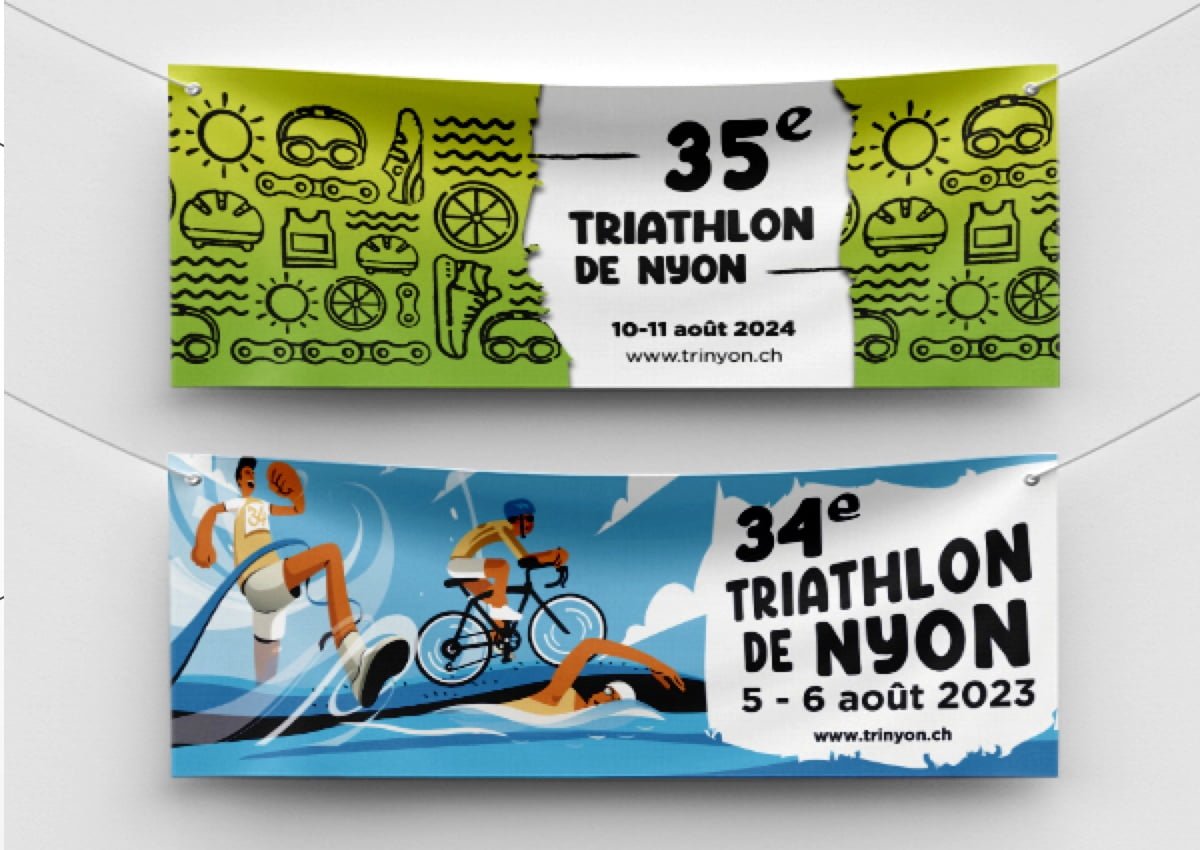 Habefast Study Case Triathlon De Nyon Banners