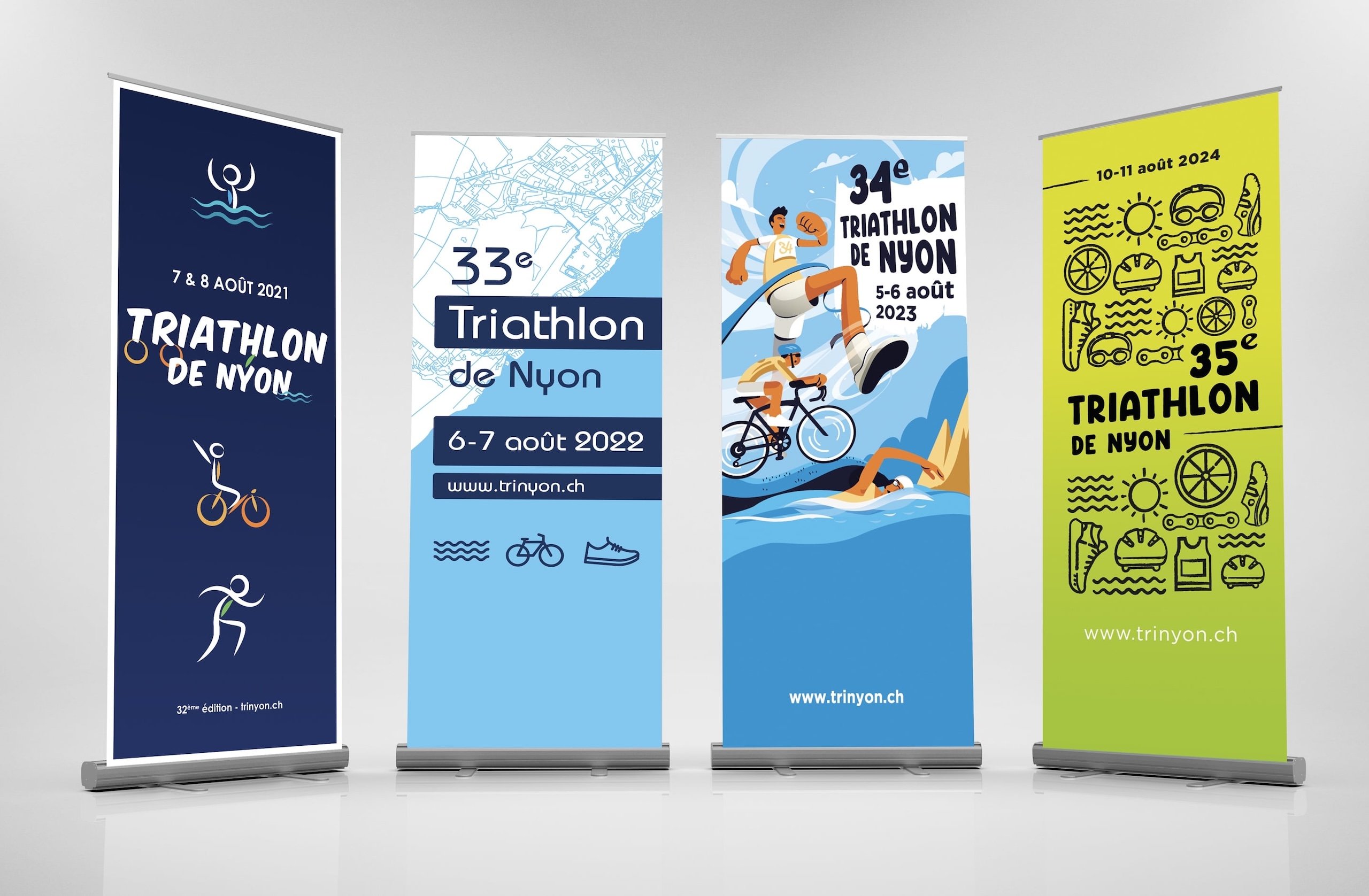 Habefast Study Case Triathlon De Nyon Site Kakemono 4 Editions