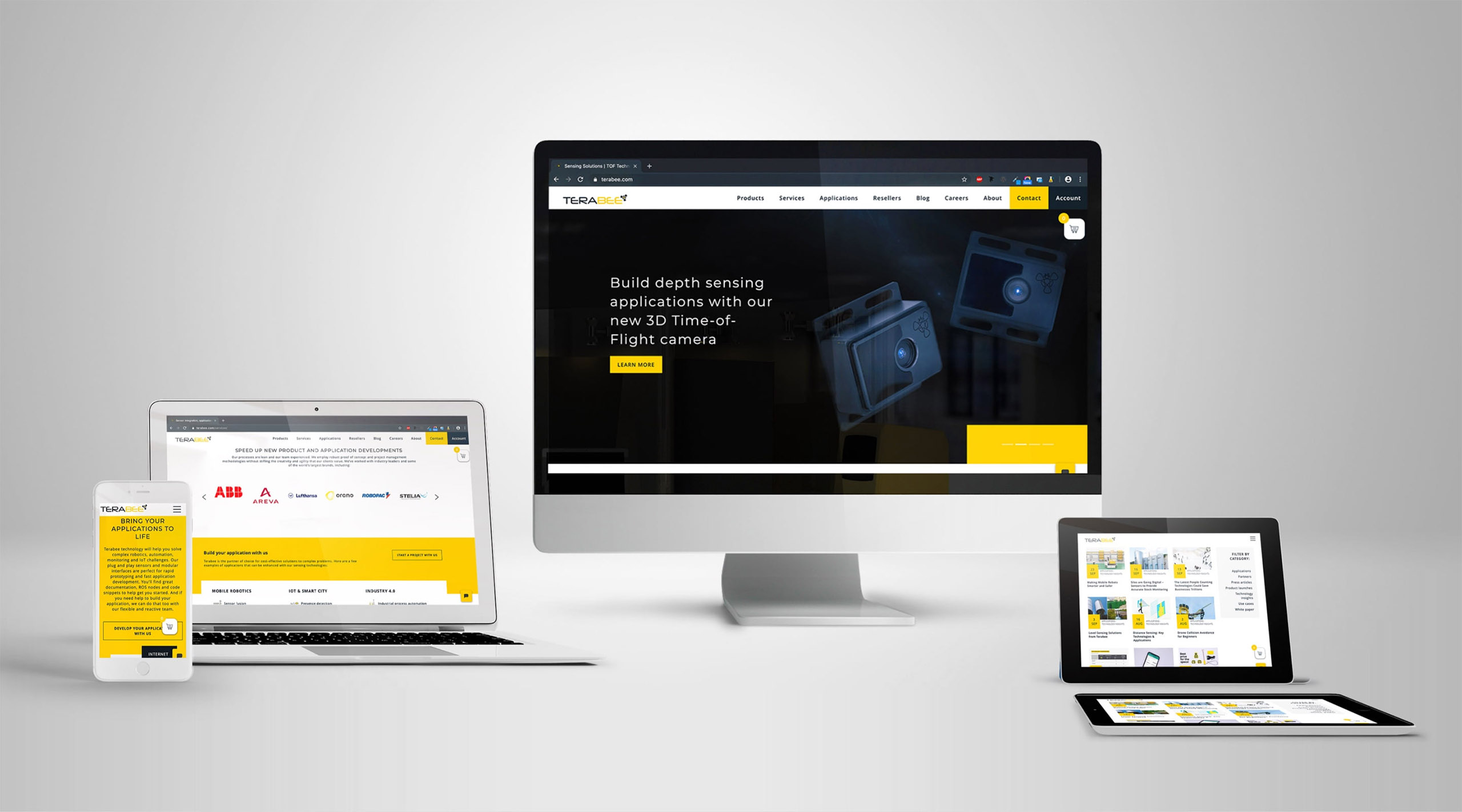 Habefast Study Case Terabee Creation Of A New Responsive Website