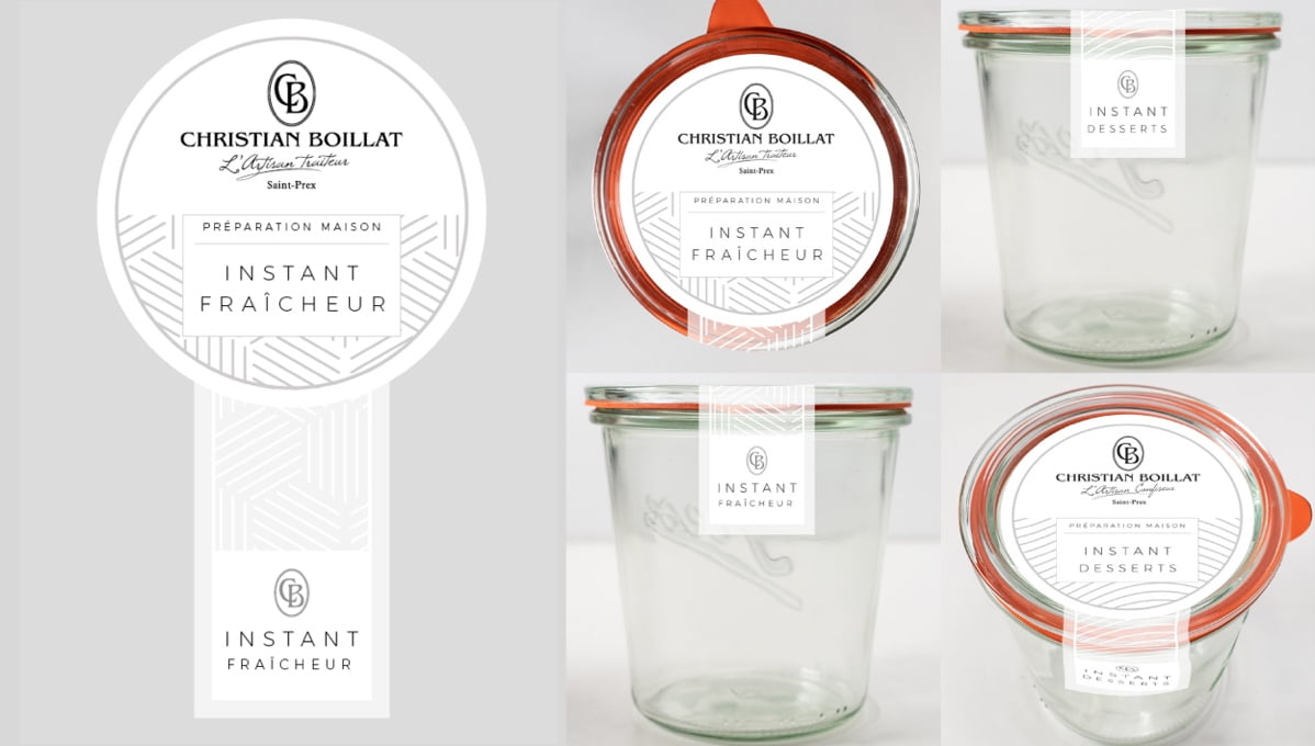 Habefast Study Case Boillat Jar Labels Creation