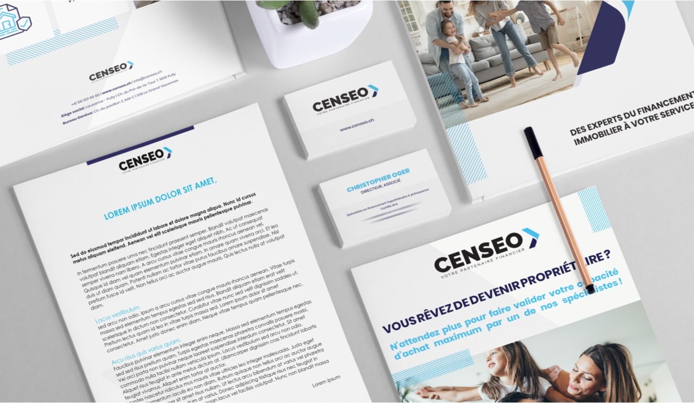Habefast Services Agence Graphisme Et Design Projets Identite Visuelle Censeo